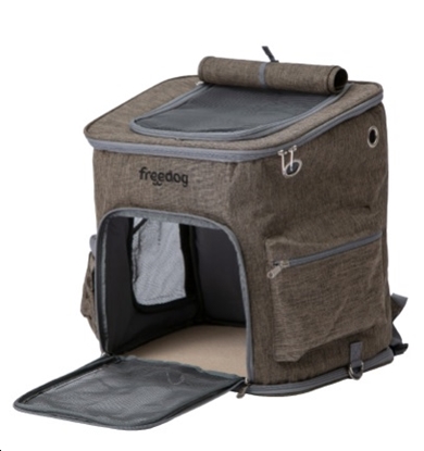 Picture of Freedog Mochila Etna Brown – Stylish & Comfortable Pet Carri